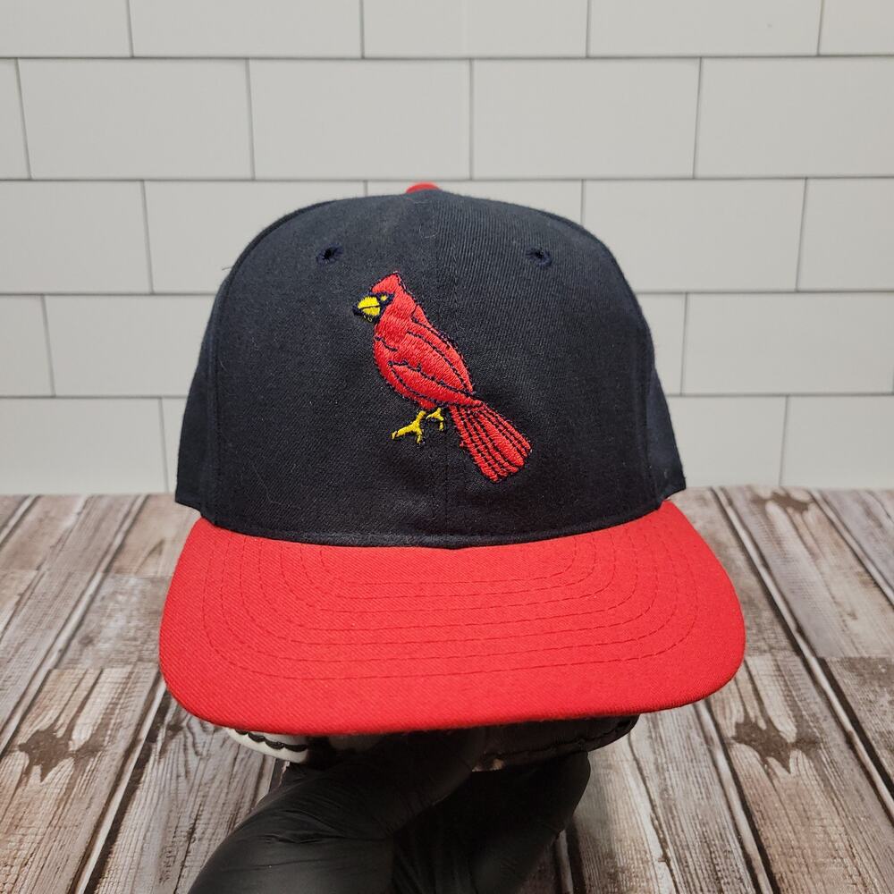 Roman St Louis Cardinals Vintage Plain Logo Made In USA Fitted Size 7 1/4